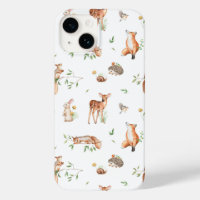 Cute Woodland Animal Friends Pattern