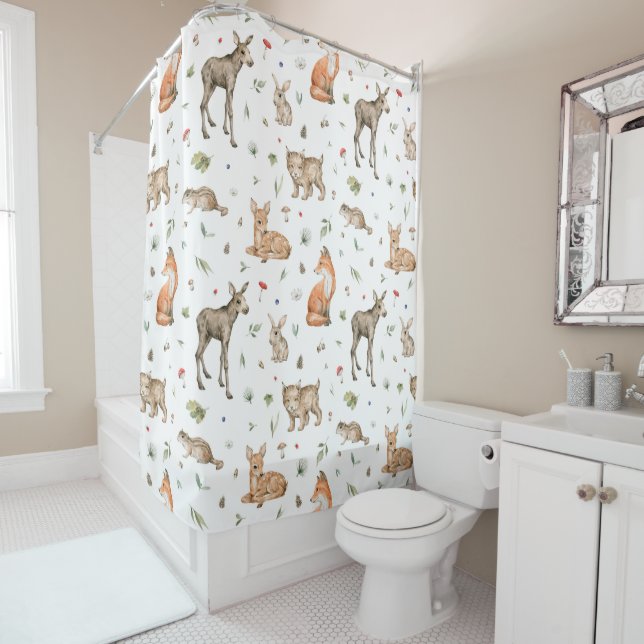 Cute Woodland Animal Pattern (In Situ)