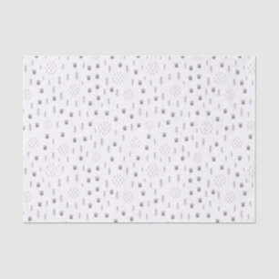 Cute Woodland Animal Track Pattern Tissue Paper