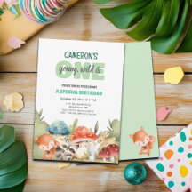Cute Woodland Animals 1st Birthday Party