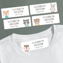 Cute woodland animals kids name