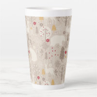 Cute Woodland Animals Nordic Pattern