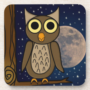 Cute Woodland Bird Artwork Coaster