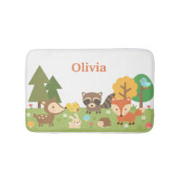 Cute Woodland Forest Animals Kids Room Decor
