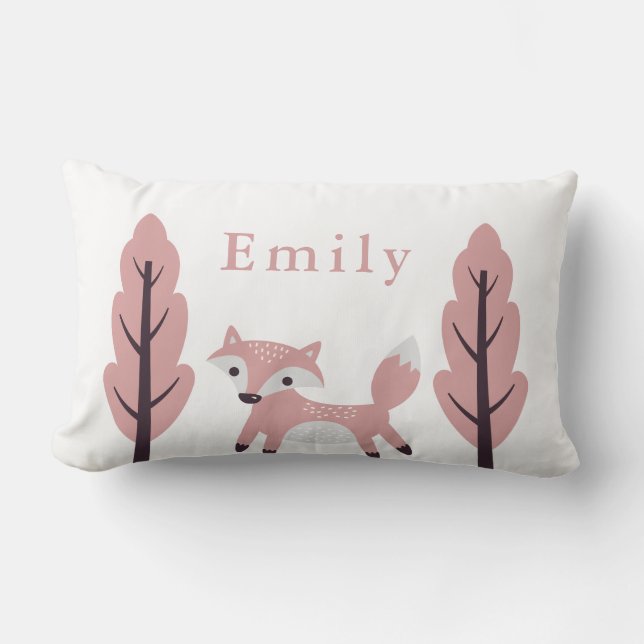 Cute Woodland Kids/Baby Pillow (Front)