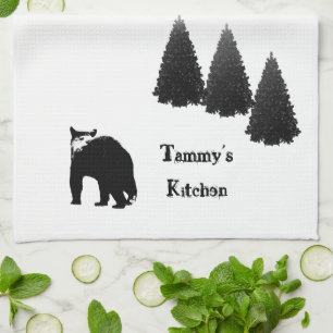 Cute Woodland Kitchen Towel