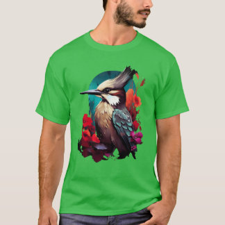 Cute Woodpecker Pileated Bird Illustration friends T-Shirt