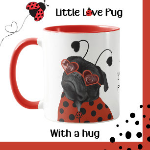 Cute Wordplay Love Pug  Mug
