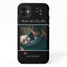 Cute World's Best Mom | Dog Paw with Heart