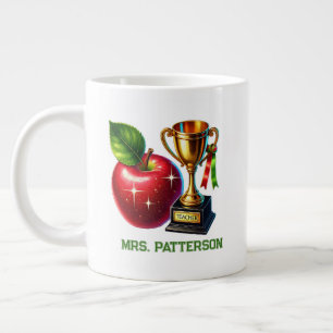 Cute world's best Teacher add name Large Coffee Mug