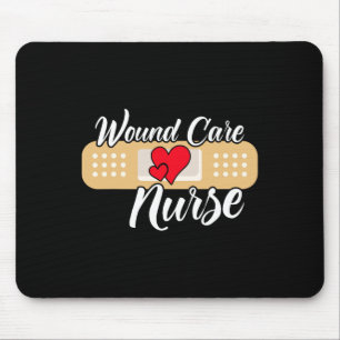 Cute Wound Care Nurse Heart  Mouse Pad