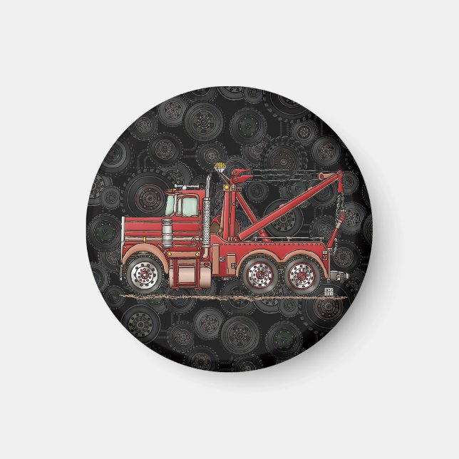 Cute Wrecker Truck Magnet (Front)