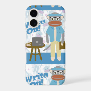 Cute Writer Sock Monkey