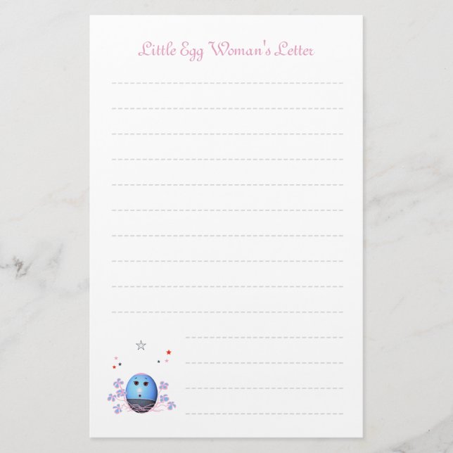 Cute Writing Paper for Children (Front)