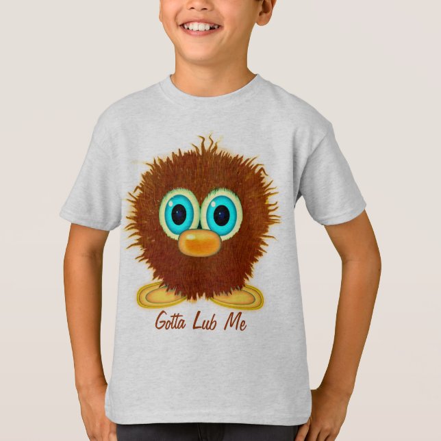 Cute Wuzzy Butt Kids Lovable Book Character Shirt (Front)