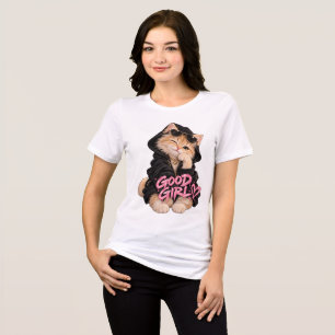 Cute Y2K Lucky Cherry Aesthetic Girls Teen Pullove Tri-Blend Shirt