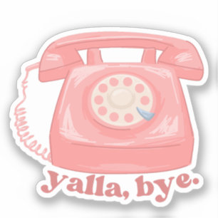 Cute Yalla Bye Retro Arabi Funny Arab