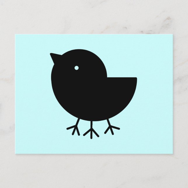 Cute Yatagarasu(black) Postcard (Front)