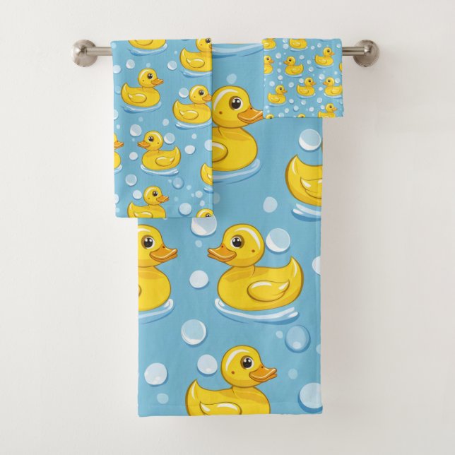 Cute Yello Canards en caoutchouc (En situation)