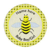 Cute Yellow Baby Bee Gender Reveal Neutral Custom