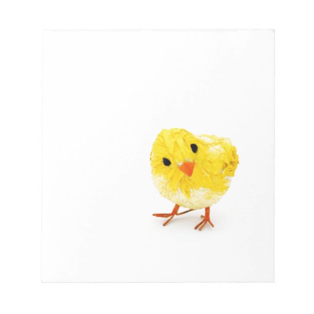Cute yellow baby chick notepad (Front)