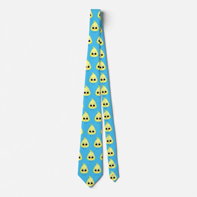 Cute Yellow Baby Chicks Tie (Front)