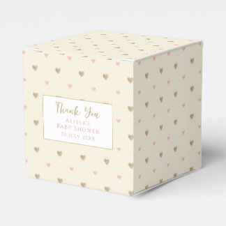 Cute Yellow Baby Shower Favor Box