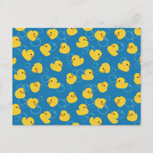 Cute Yellow Bath Duck Postcard