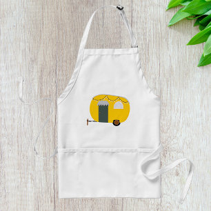 Cute Yellow Caravan Standard Apron
