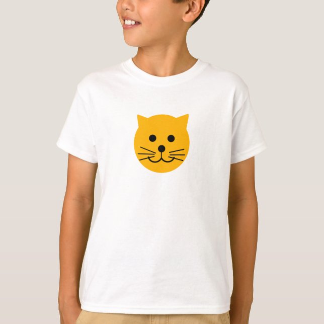 Cute yellow cat T-Shirt (Front)