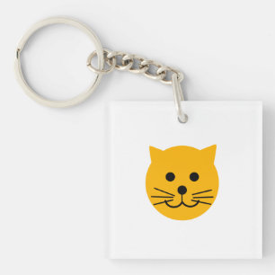 Cute yellow cats keychain