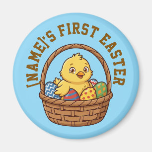 Cute Yellow Chick Farm Animal Personalized Magnet