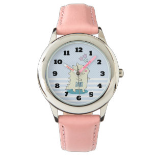 Cute Yellow Dinosaur with Happy Stars Watch
