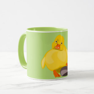 Cute Yellow Duck Mug - Choose Colour