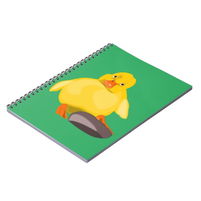 Cute Yellow Duck Notebook (Left Side)