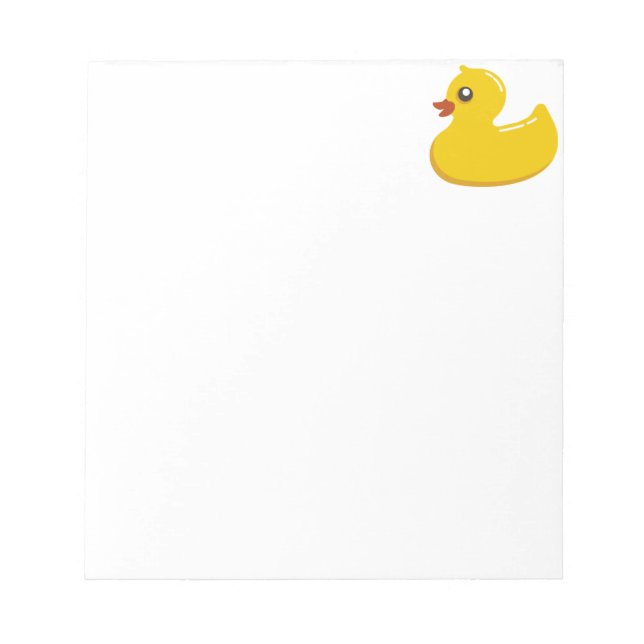 Cute Yellow Duckling Notepad (Front)