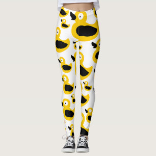 Cute yellow ducks leggings