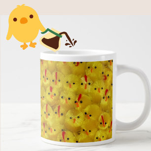 Cute Yellow Easter Baby Chicks Specialty Mug