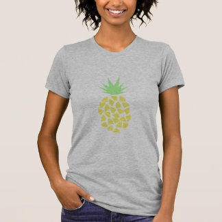 Cute Yellow & Lime Green Tropical Pineapple T-Shirt