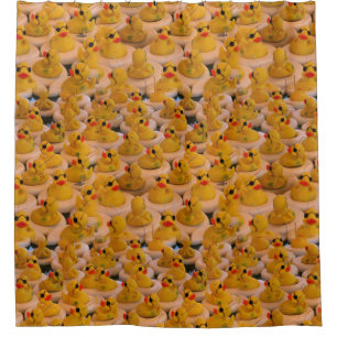 Cute Yellow Rubber Ducks Pattern 