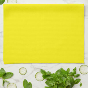 Cute yellow sun pattern modern happy fun bright kitchen towel