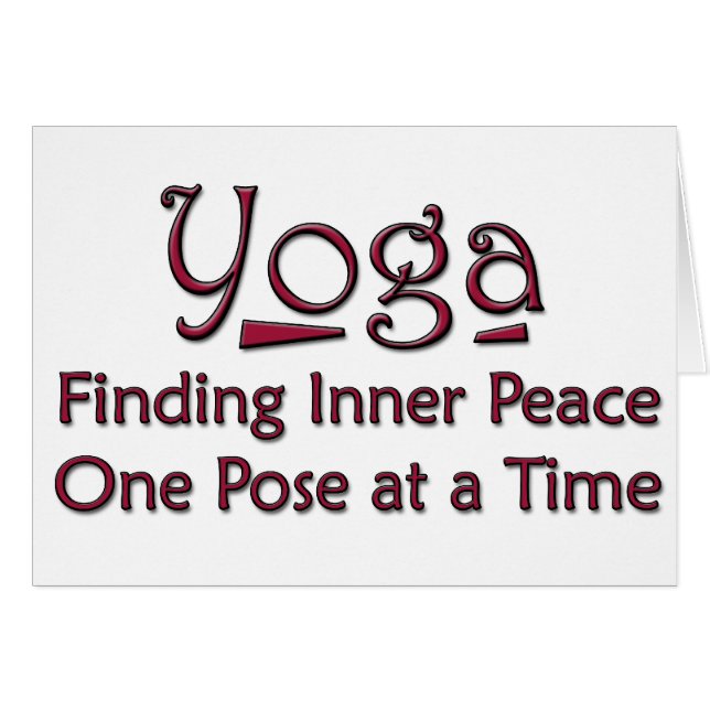 Cute Yoga Saying (Front Horizontal)