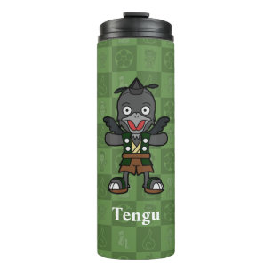 Cute Yokai Karasu-tengu Thermal Tumbler
