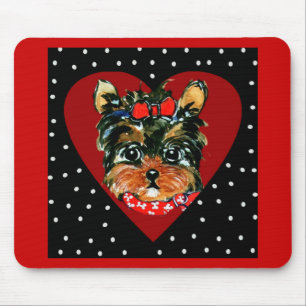 Cute Yorkie Poo Mouse Pad
