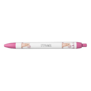 Cute Yorkshire Terrier Birthday Black Ink Pen