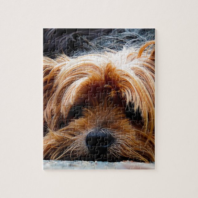Cute Yorkshire Terrier Dog Jigsaw Puzzle (Vertical)