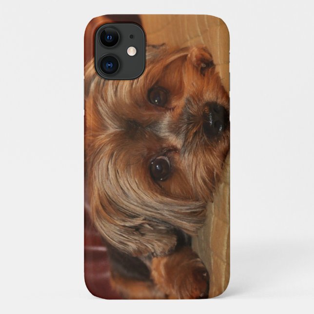 Cute Yorkshire Terrier Puppy Dog Case-Mate iPhone Case (Back)