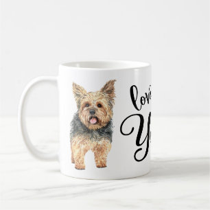 Cute Yorkshire Terrier Puppy Dog Love My Yorkie Coffee Mug