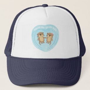 Cute You Are my Otter Half Love Pun Humour Hat