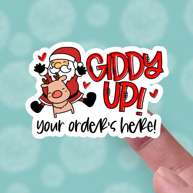Cute Your Order Is Here Christmas Santa Business (Creator Uploaded)